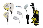 Junior Eagle Graphite Golf Clubs Set for Boys & Girls w/Stand Bag, Putter and Two Head Covers: 4-6yrs, 7-9yrs & 9-12yrs 